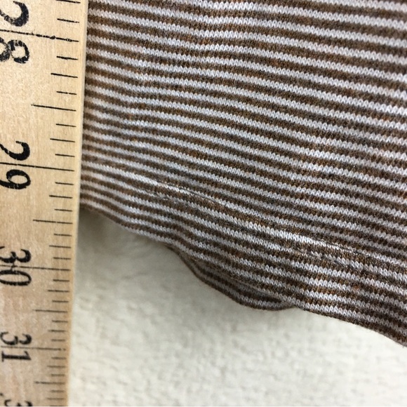 PureJill Striped Shirred Back Long Sleeve Tunic Top Size XL - Picture 9 of 9